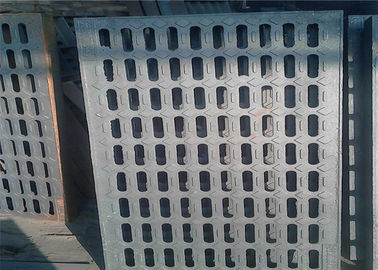 Durable Rainwater Outlet Grating Cast Iron Gully Grate For Motor Vehicle Road