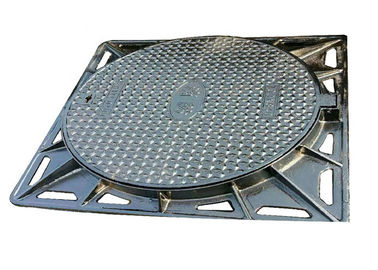 B125 C250 D400 Sewer Manhole Cover Heavy Duty Square Shape Anti Slip Surface