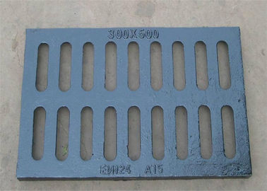 EN124 C250 Rain Water Drain Grates Cast Iron Shock Absorption EN124 Approved