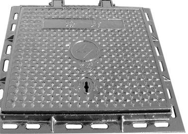 Heavy Duty Square Manhole Cover Corrosion Resistance Anti Theft 500x500 Mm