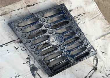 Square Type Ductile Manhole Cover Balck Painted Anti Rust EN124 D400