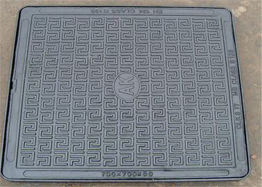OEM Cast Iron Manhole Drain Cover Corrosion Resistance For Sidewalk / Airport