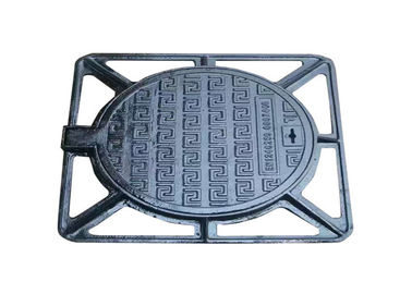EN124 Class A15 Single Seal Manhole Cover  Cast iron For Safety Municipal