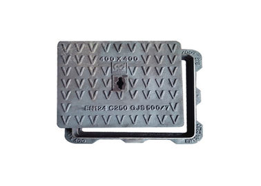 Waterproof Square Composite Manhole Covers Shock Absorption EN124 Standard