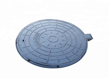 Highway Airport DI Manhole Cover Single Seal Black Painted Surface Finished