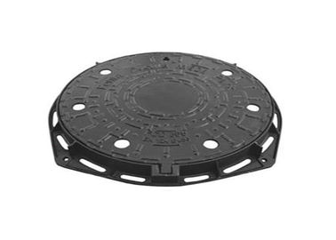 Cast Iron Single Seal Manhole Cover Anti Corrosion 650MM X 650MM Black