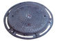 OEM Ductile Iron Round Inspection Cover Cast Iron Manhole Cover With Frame