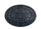 Electrical Cast Iron Manhole Cover Black Painted Sanitary Sewer Cover Anti Slip