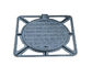 GGG 50 Square Manhole Covers Ductile Cast Iron Anti Skidding With Hinge