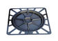 Round Ductile Cast Heavy Duty Manhole Covers Epoxy Coating Anti Corrosion